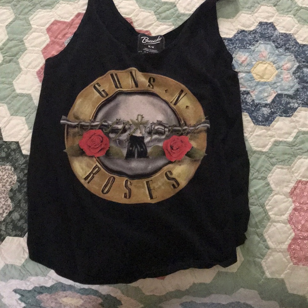 Black tank top